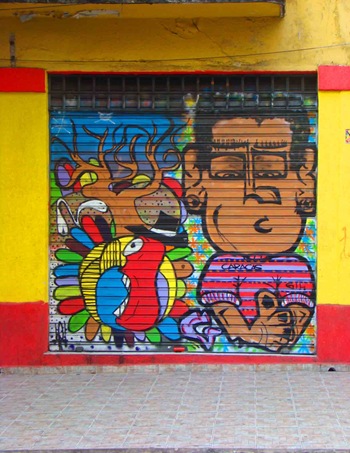Grafite na rua Cesário Mota Jr, Vila Buarque. Foto: Gladstone Barreto. Clique para ampliar
