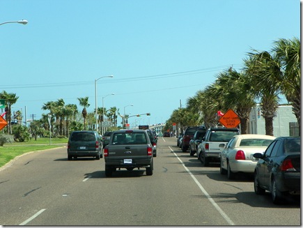 Port Isabel about to cross the causeway