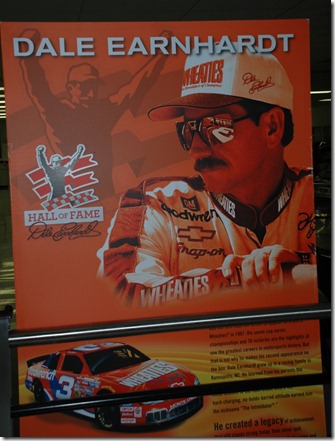 Dale Earnhardt Poster at RCR Museum