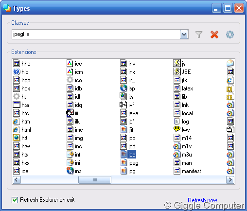 Types - Windows