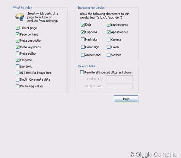 Index options