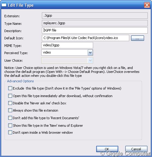 Edit File Type