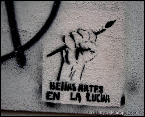 Bellas Artes, graffiti, Buenos Aires
