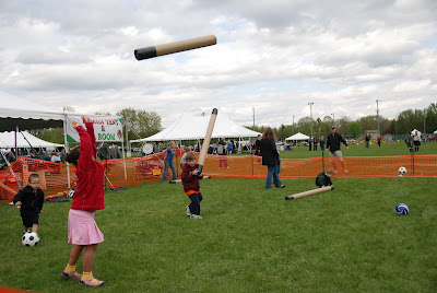 Minnesota Scottish Fair and Highland Games  - kids caber toss