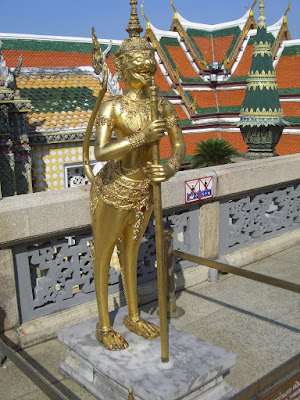 Gold Monkey at the Palace, Bangkok