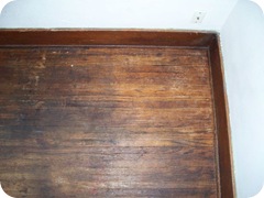 wood flooor corner after