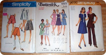 70's dresses and skorts