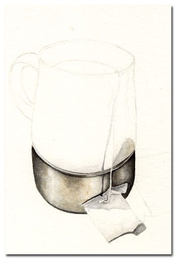 watercolour still life painting