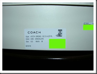 Coach Drexel Boot box