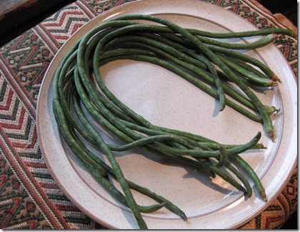 raw long beans