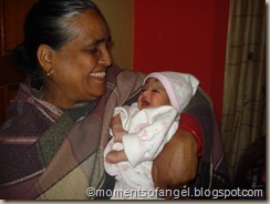 Angel ,with her Granny