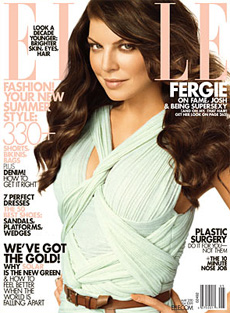 Fergie graces Elle magazine [image courtesy of justjared.com]