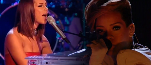 Alicia Keys & Rihanna perform on X-Factor