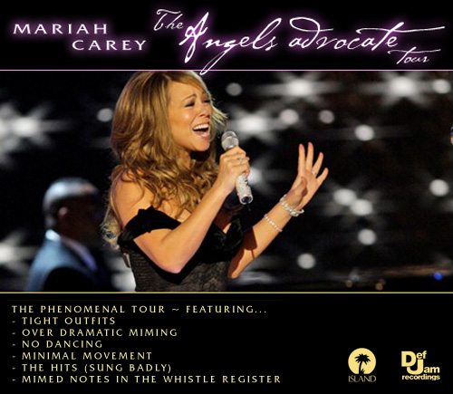 Mariah's 'Angels advocate' tour
