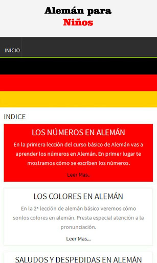 Alemán para niños