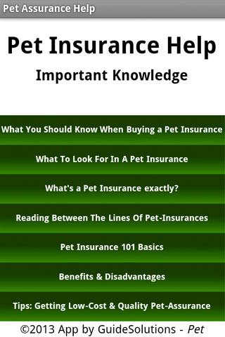 Pet Insurance Free Book