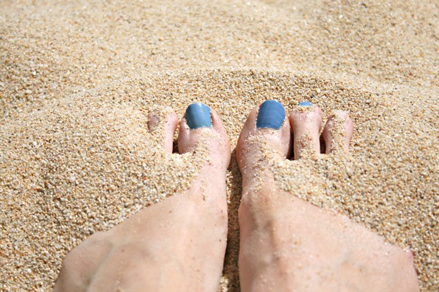 Toes in Sand