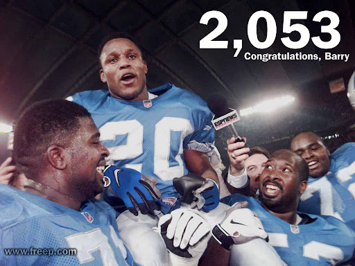 Barry Sanders, Detroit Lions .