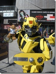 Moosey Moose and Bumblebee from Transformers