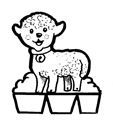 11-Belén recortable 001 oveja