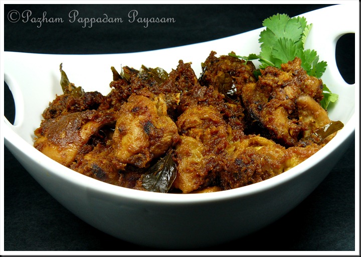 Chicken roast Kerala style