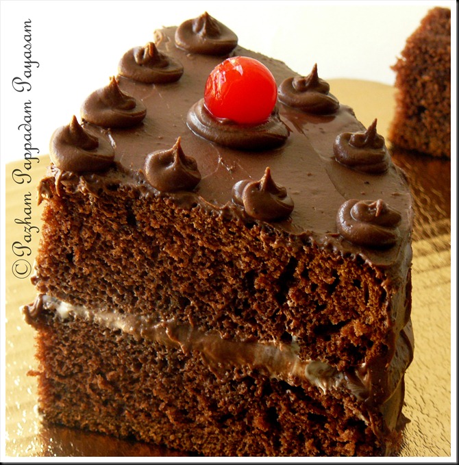 Simple chocolate cake