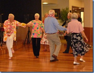 Some more of the residents enjoying the Old Time Dance music of Peter Brophy and Carole Litttlejohn