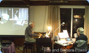 Rob and Barbara Powell duetting