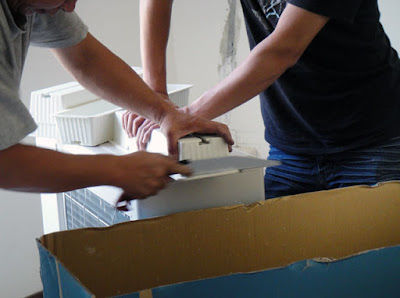 [Life] 裝潢實戰第八彈：冷氣機體、燈具 & 壁紙安裝！ - 阿祥的網路筆記本