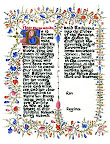 My 17th project: a Drachenwald Arts and Science award scroll