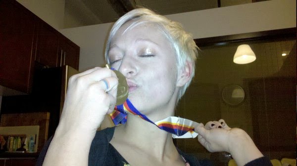 i kissed a gold medal and i liked it