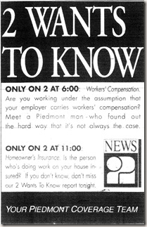 WFMY Ad November 1994