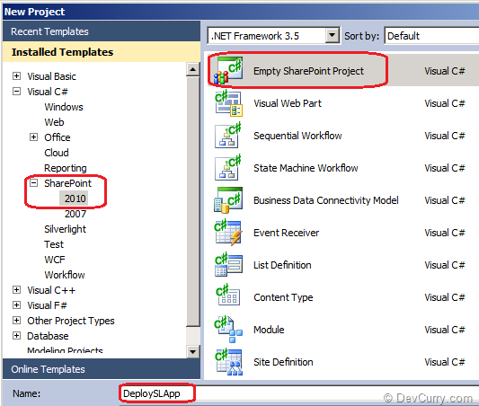 Sharepoint Silverlight Project