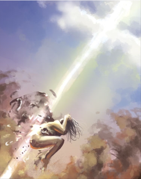 jāspēj panest krustu