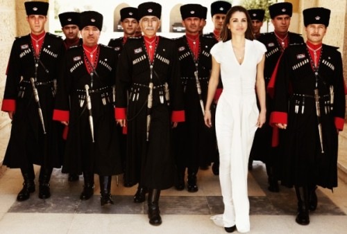 The Arab Aquarius: Queen Rania of Jordan by Mario Testino