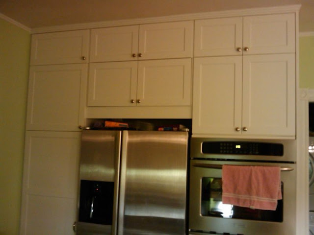 Do your kitchen cabinets go all the way to the ceiling?