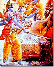 Vishnuduttas saving Ajamila