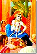 Shukadeva discussing Krishna