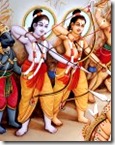 Lakshmana and Rama fighting Ravana