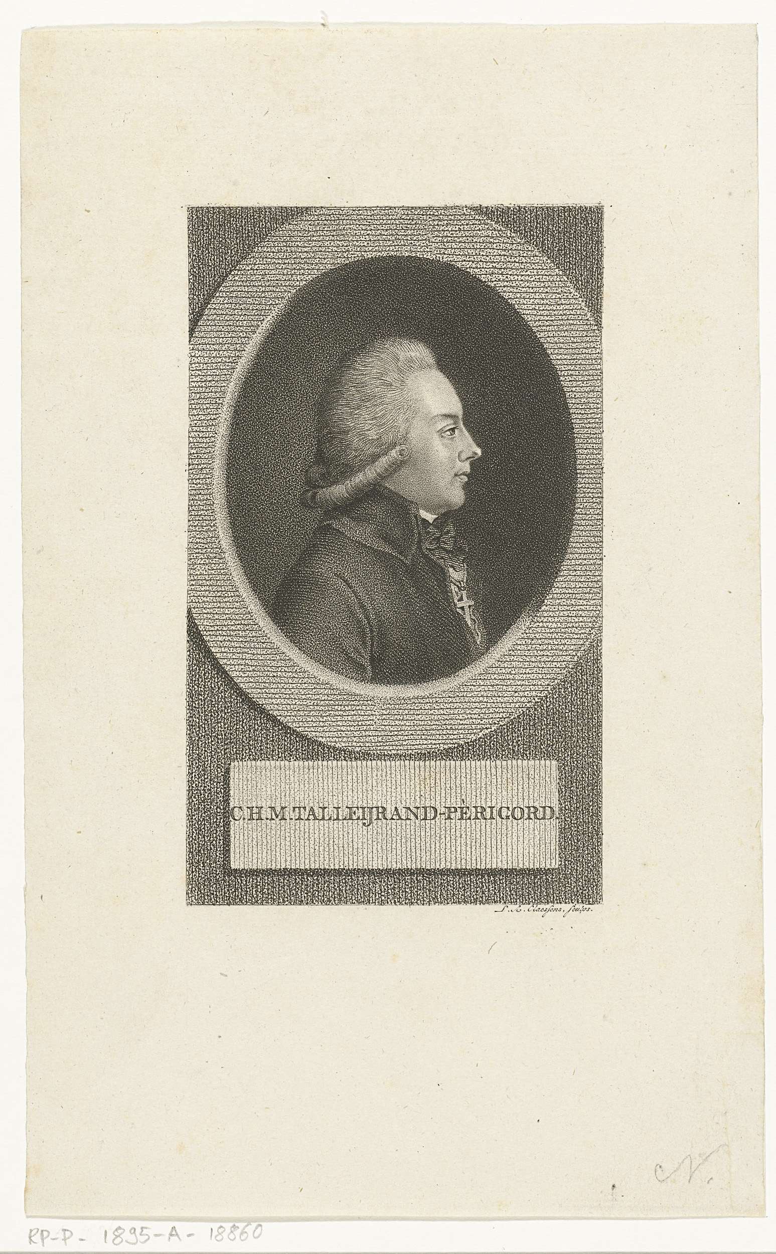 Portret van Charles Maurice de Talleyrand-Périgord