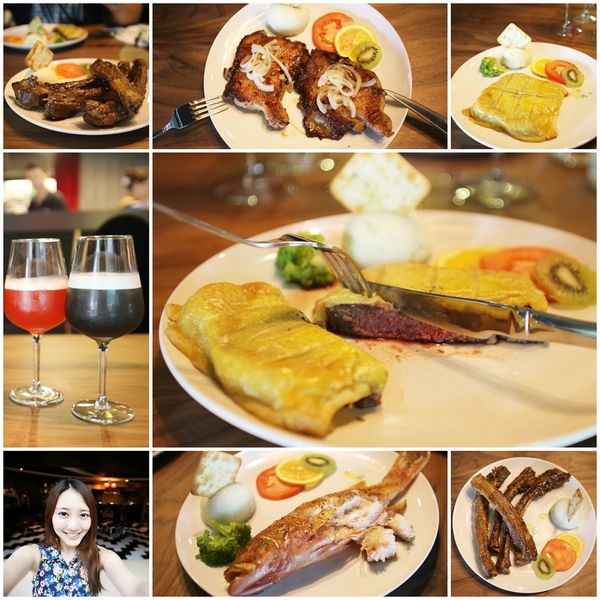 《北歐》台北松山 阿斯嘉餐廳 Asgard。北歐料理 濕式熟成菲力牛排 超大雞腿排 豬肋排 野生紅石斑。Sheena