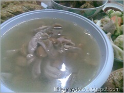 PoK Belly Soup + Mushrooms