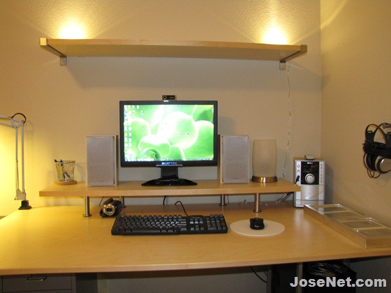 Spiksplinternieuw New Computer Desk setup from IKEA (Home Office) - JoseNet YX-56
