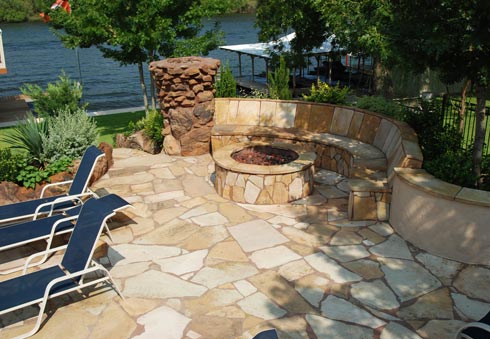 Fire Pit Landscaping. With firepit landscaping