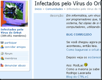 Orkut virus