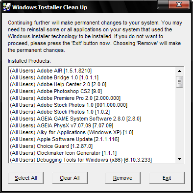 windows-installer-cleanup