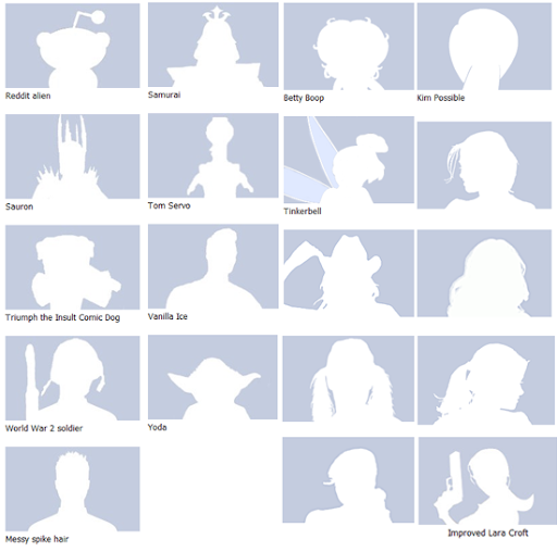 facebook silhouette profile pictures