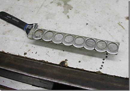 soldering wedding rings together. I use 20kt white gold solder to solder it.