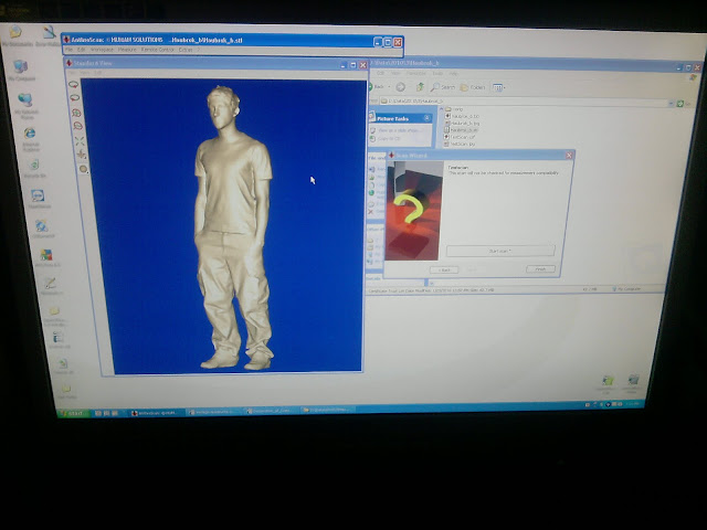 niet normaal, 3D-scan van mens