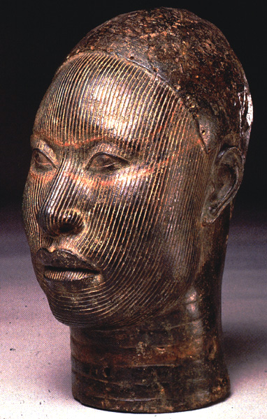 bronzen hoofd, ife cultuur